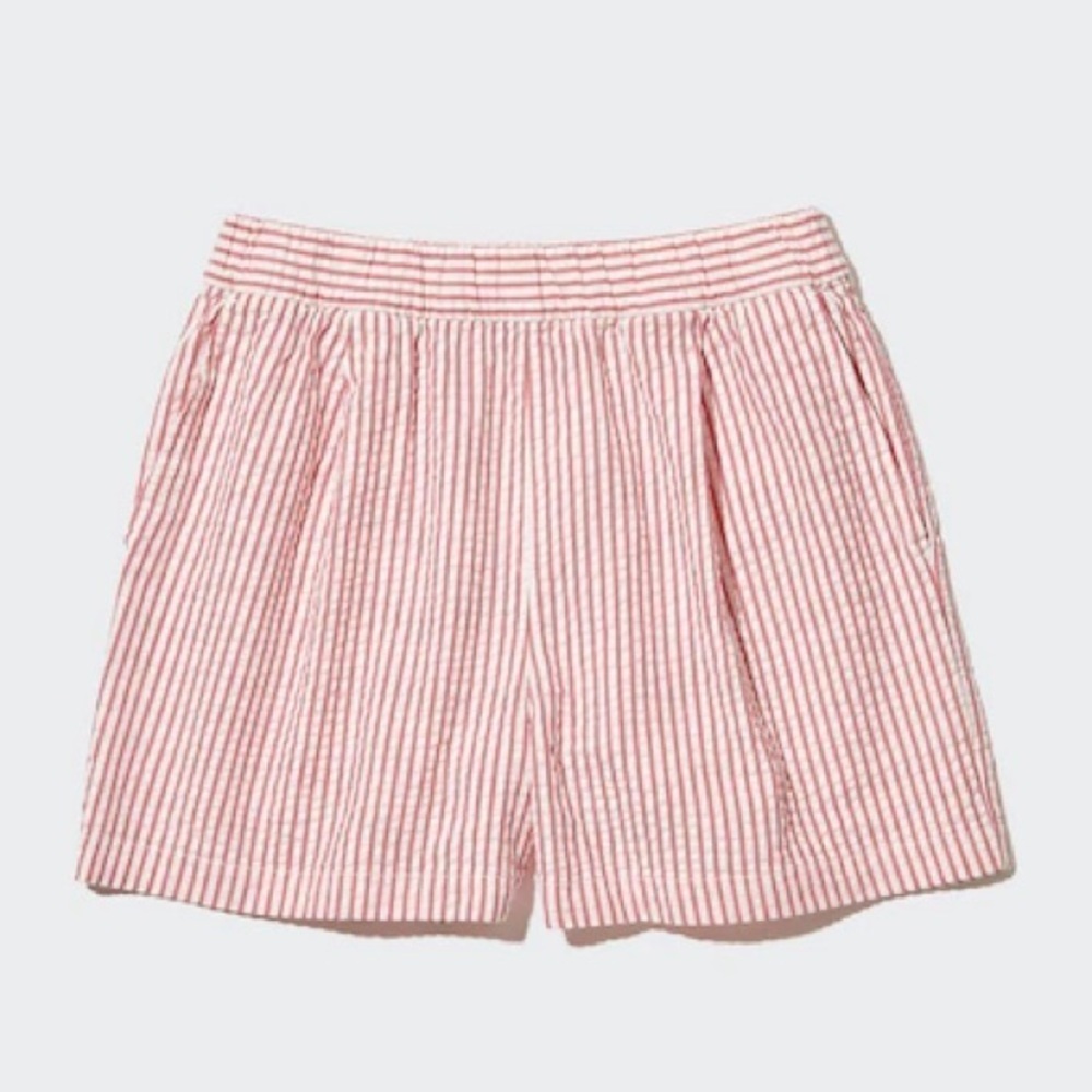 Uniqlo women’s seer sucker easy shorts